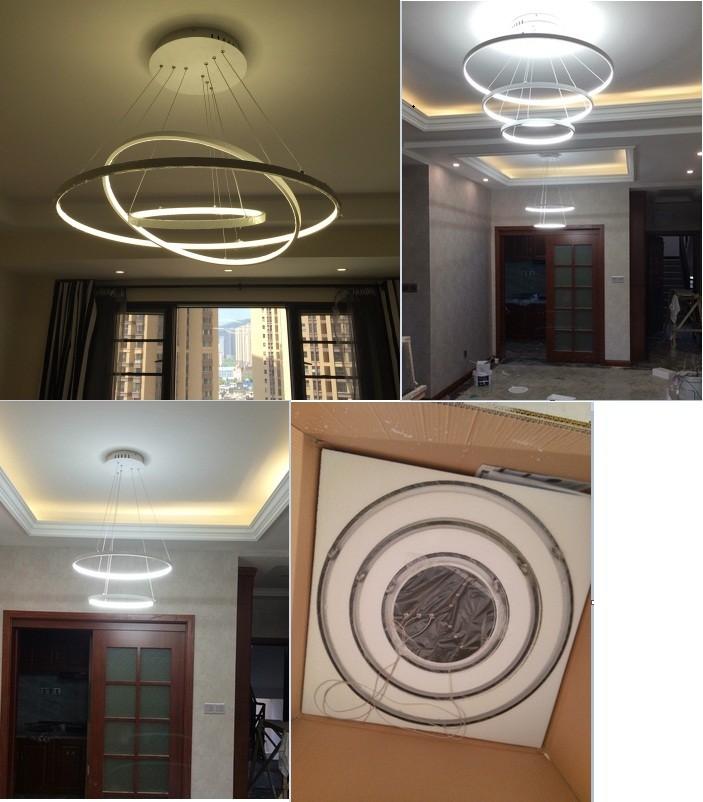 Indoor Modern Circular Ring Chandelier