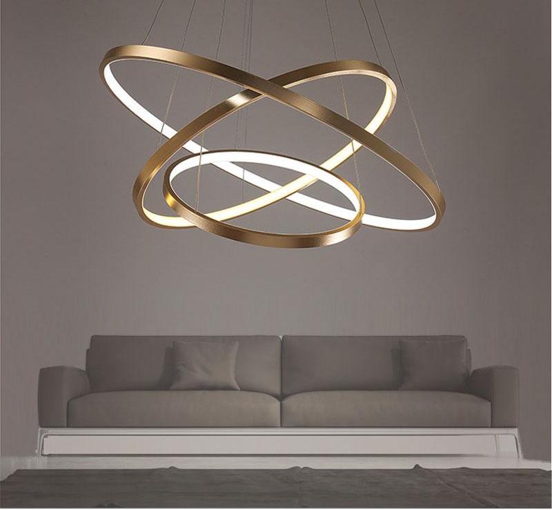 Indoor Modern Circular Ring Chandelier