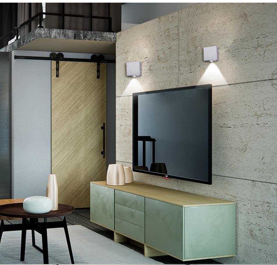 Modern LED Cube Box Wall Lamp